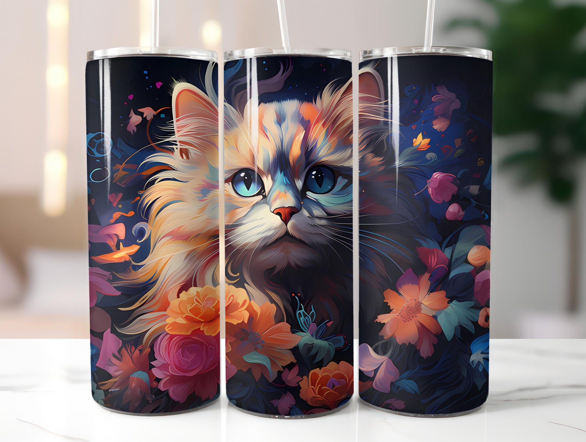 Kawaii Cats 5 Tumbler Wrap - CraftNest