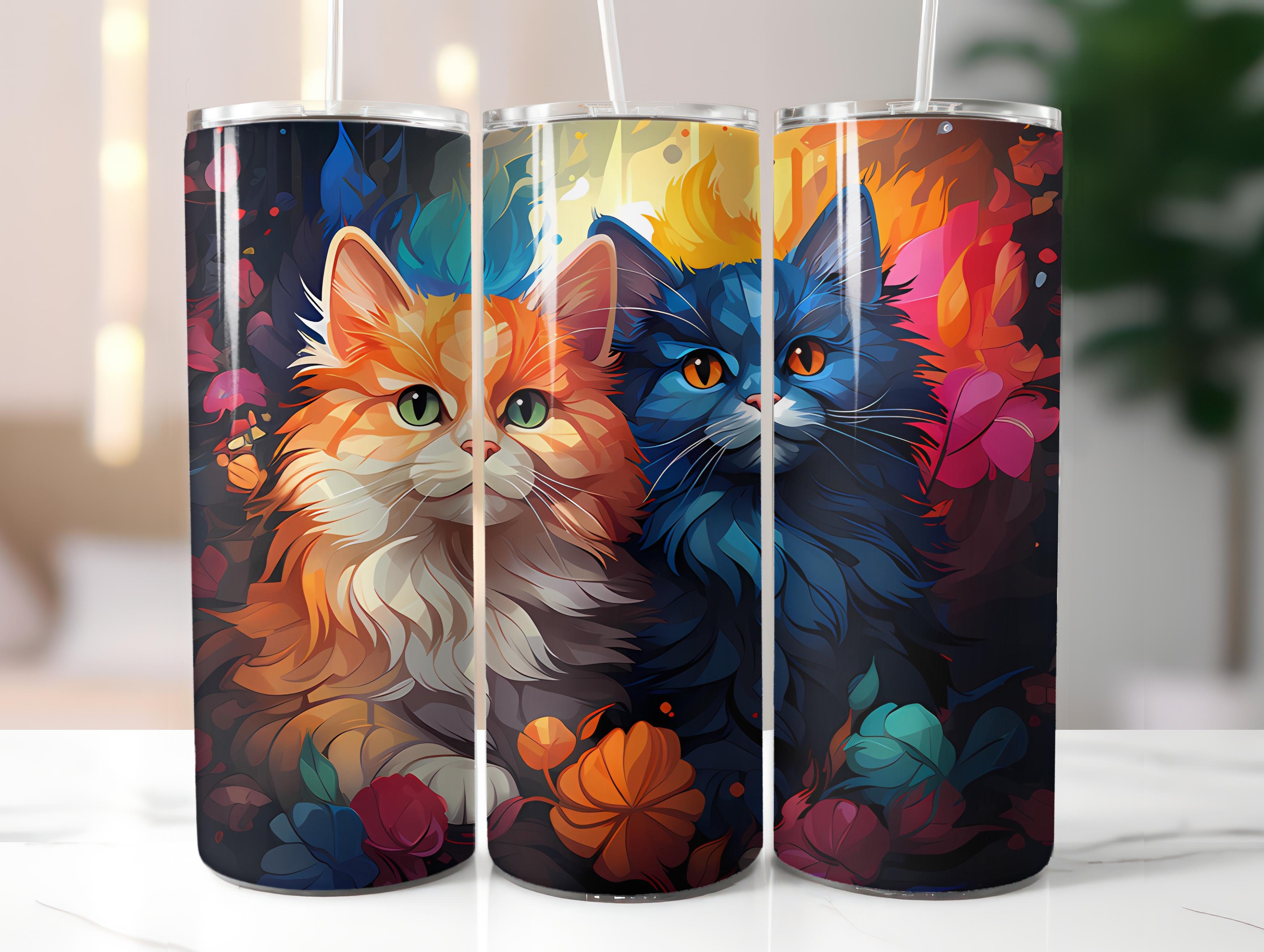 Kawaii Cats 4 Tumbler Wrap - CraftNest