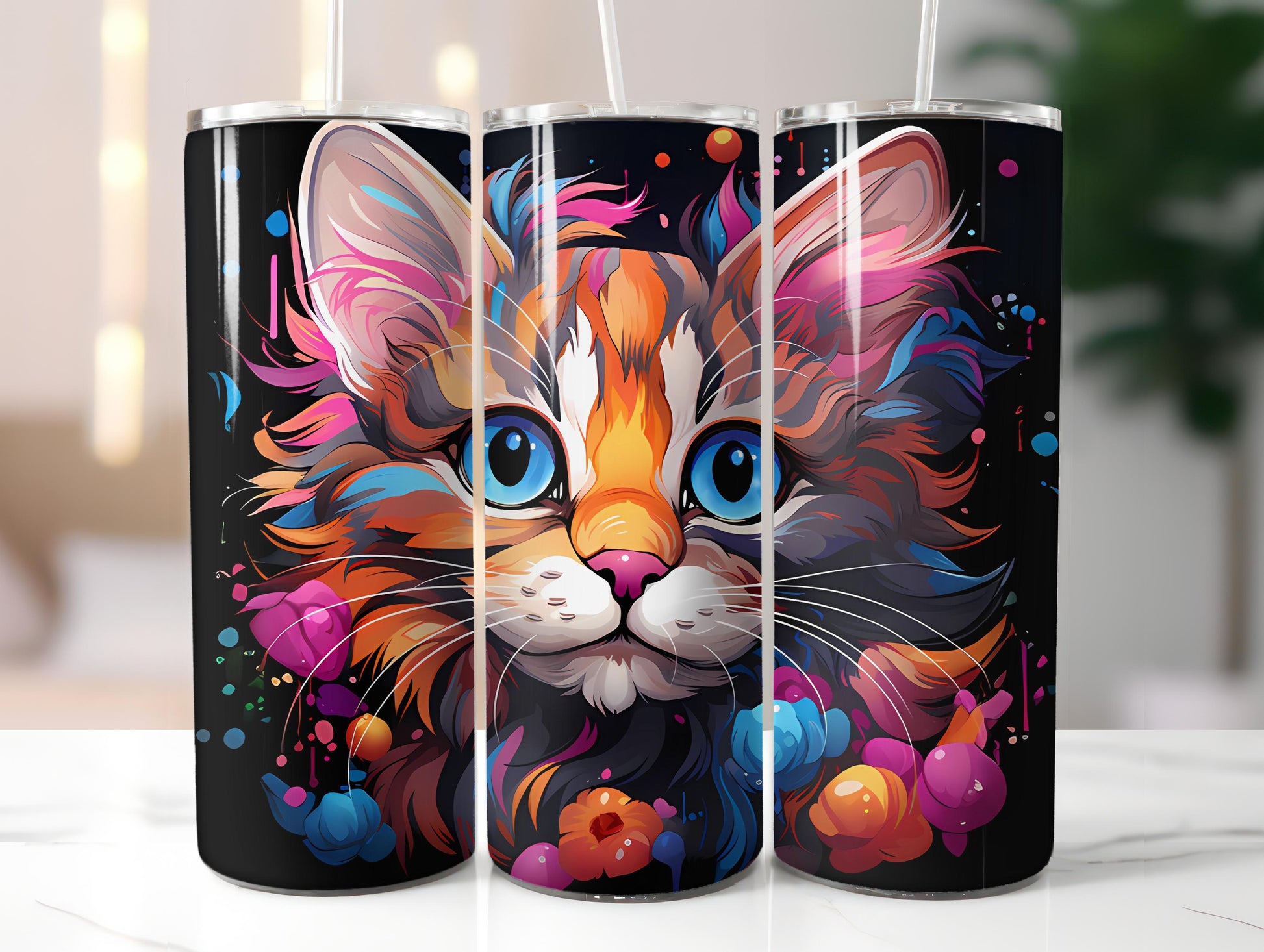 Kawaii Cats 2 Tumbler Wrap - CraftNest