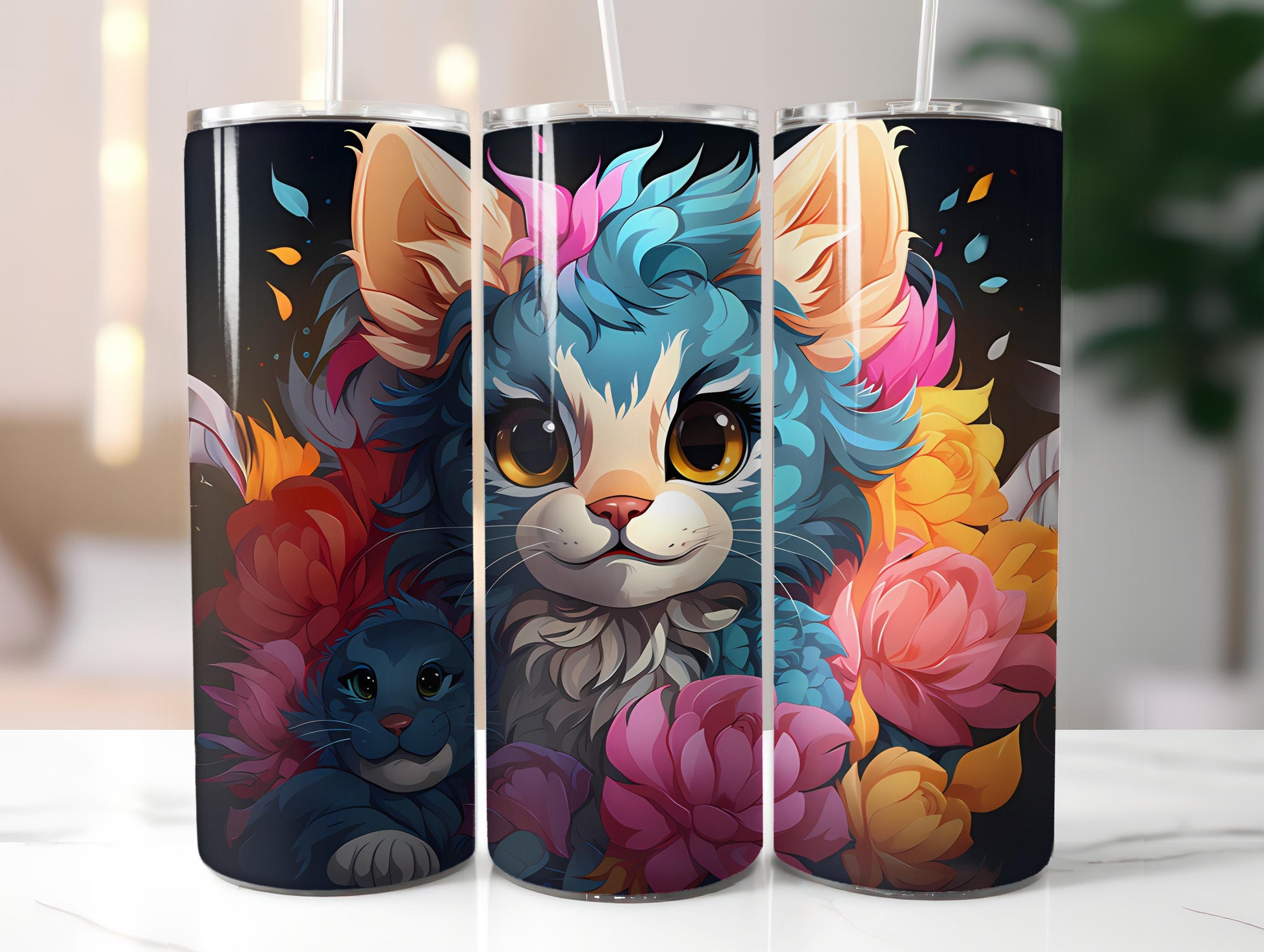 Kawaii Cats 1 Tumbler Wrap - CraftNest