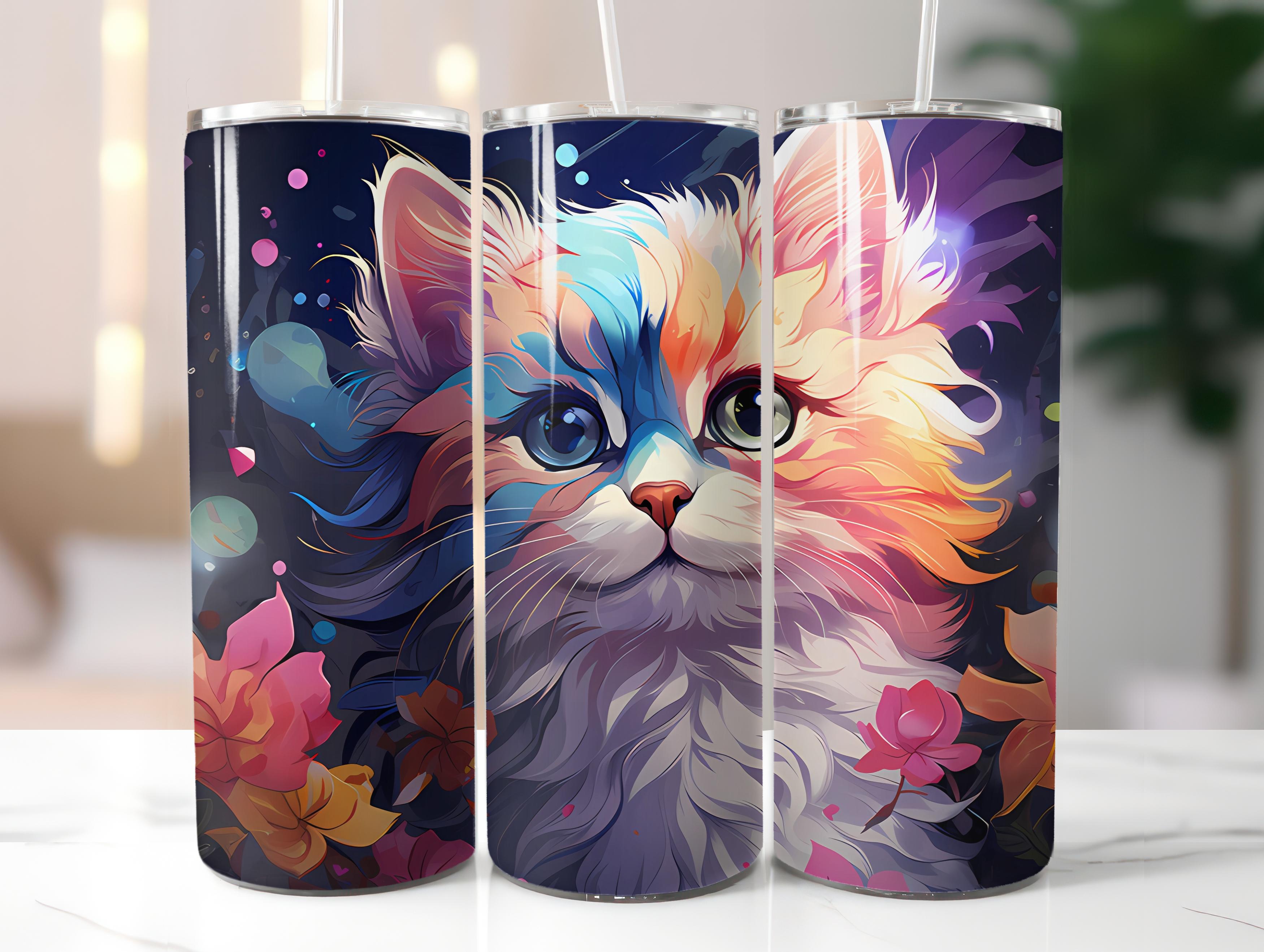 Kawaii Cats 2 Tumbler Wrap - CraftNest