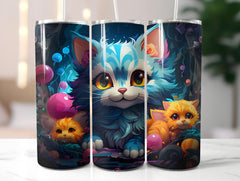 Kawaii Cats 2 Tumbler Wrap - CraftNest