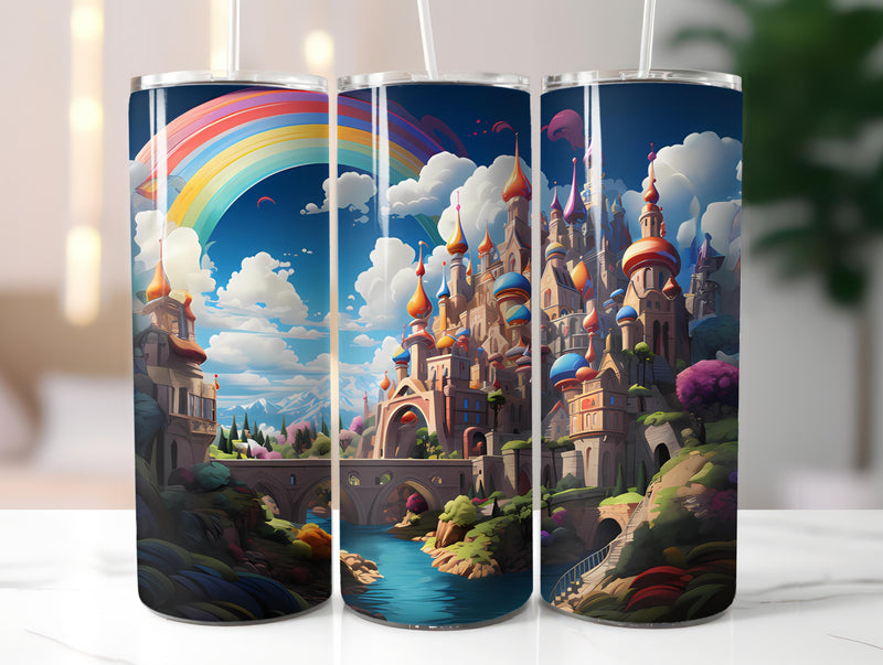 Kawaii Cityscapes 2 Tumbler Wrap - CraftNest