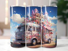 Kawaii Cityscapes 2 Tumbler Wrap - CraftNest