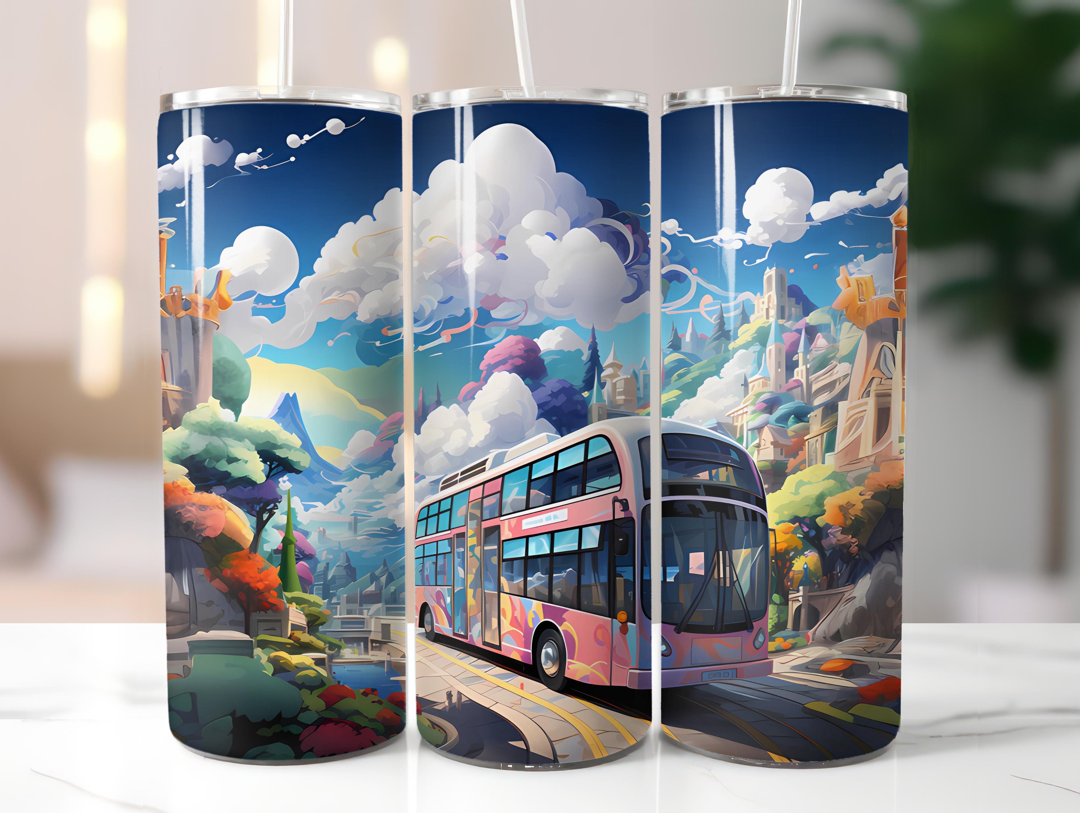 Kawaii Cityscapes 2 Tumbler Wrap - CraftNest