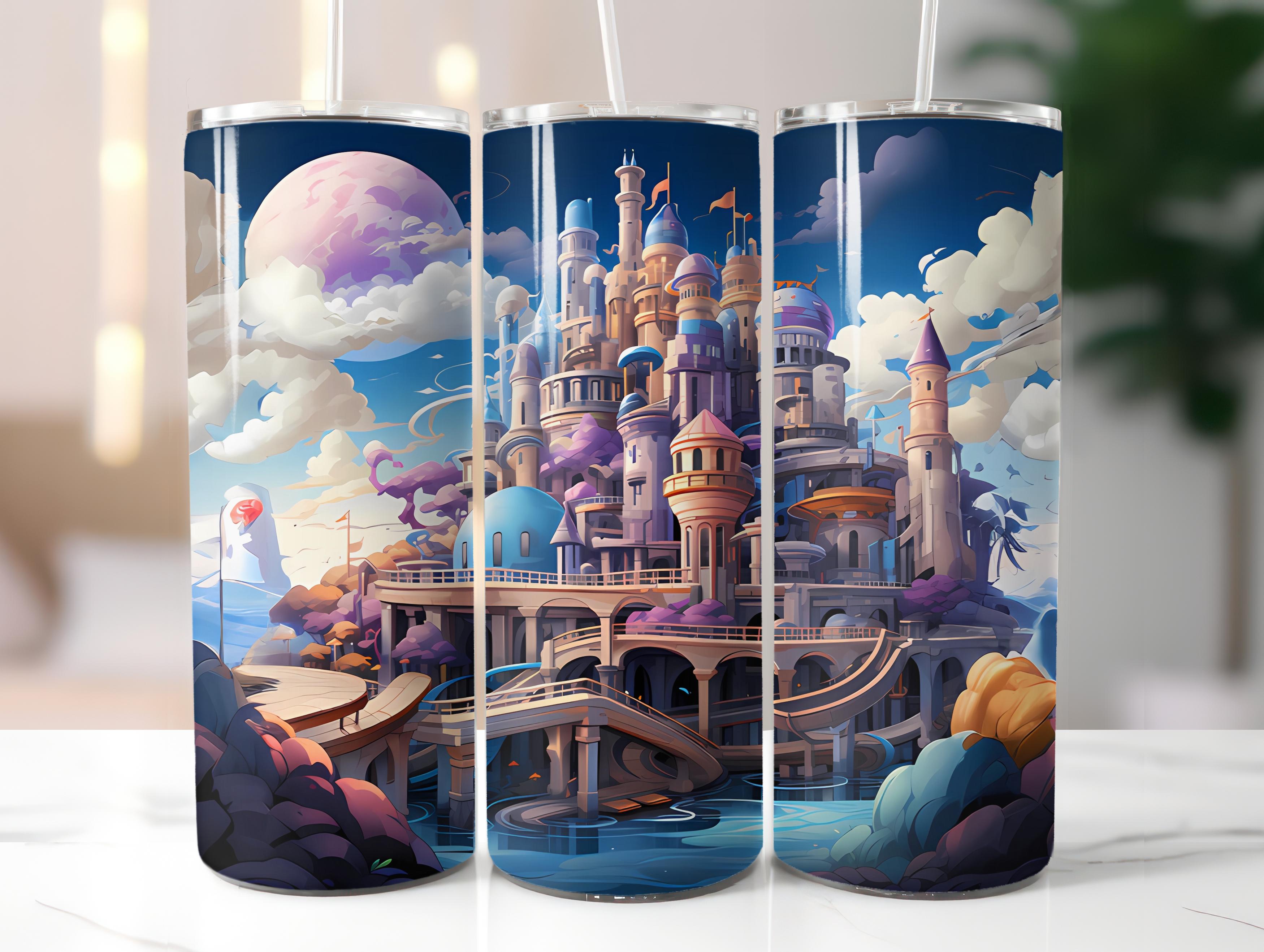 Kawaii Cityscapes 3 Tumbler Wrap - CraftNest