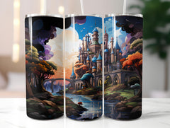 Kawaii Cityscapes 1 Tumbler Wrap - CraftNest