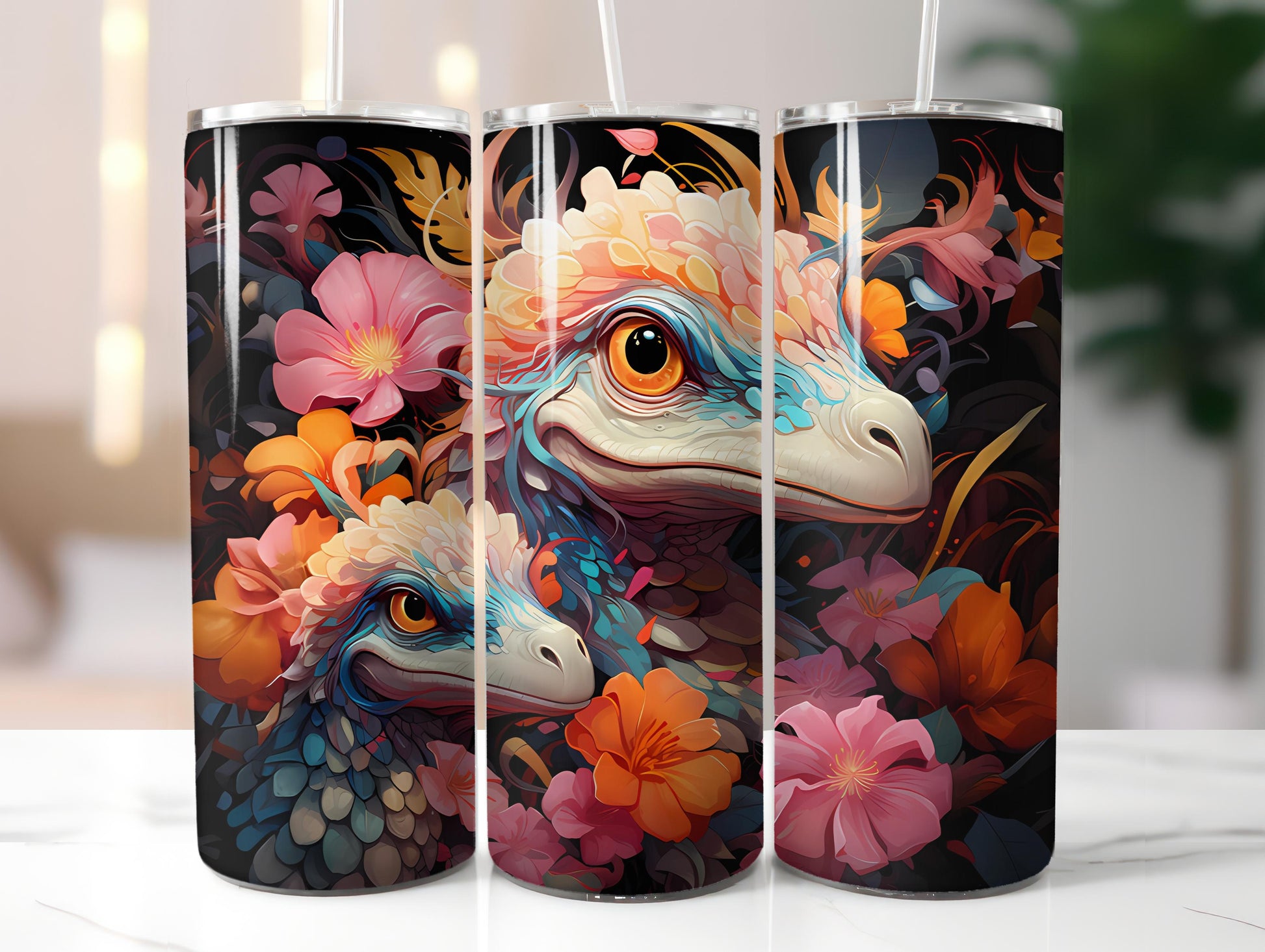 Kawaii Dinos 1 Tumbler Wrap - CraftNest