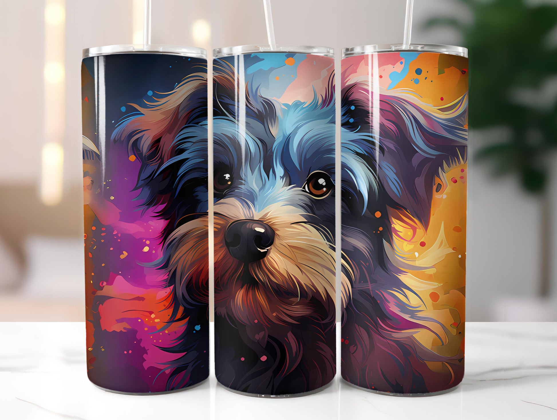 Kawaii Dogs 2 Tumbler Wrap - CraftNest