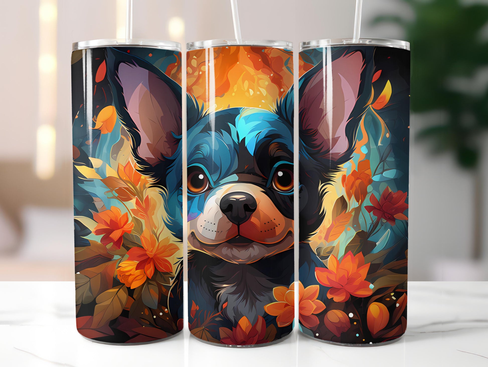 Kawaii Dogs 1 Tumbler Wrap - CraftNest