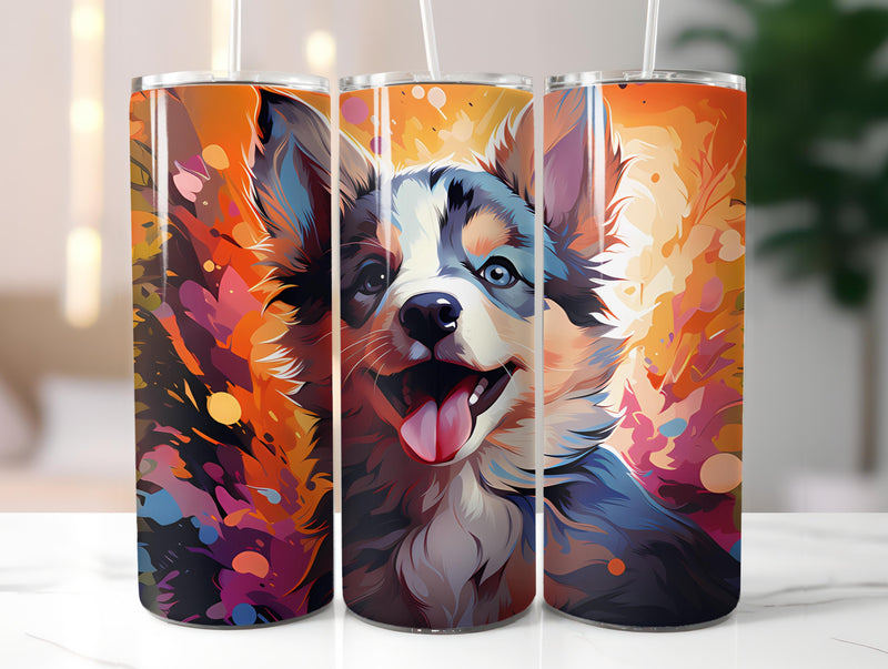 Kawaii Dogs 2 Tumbler Wrap - CraftNest