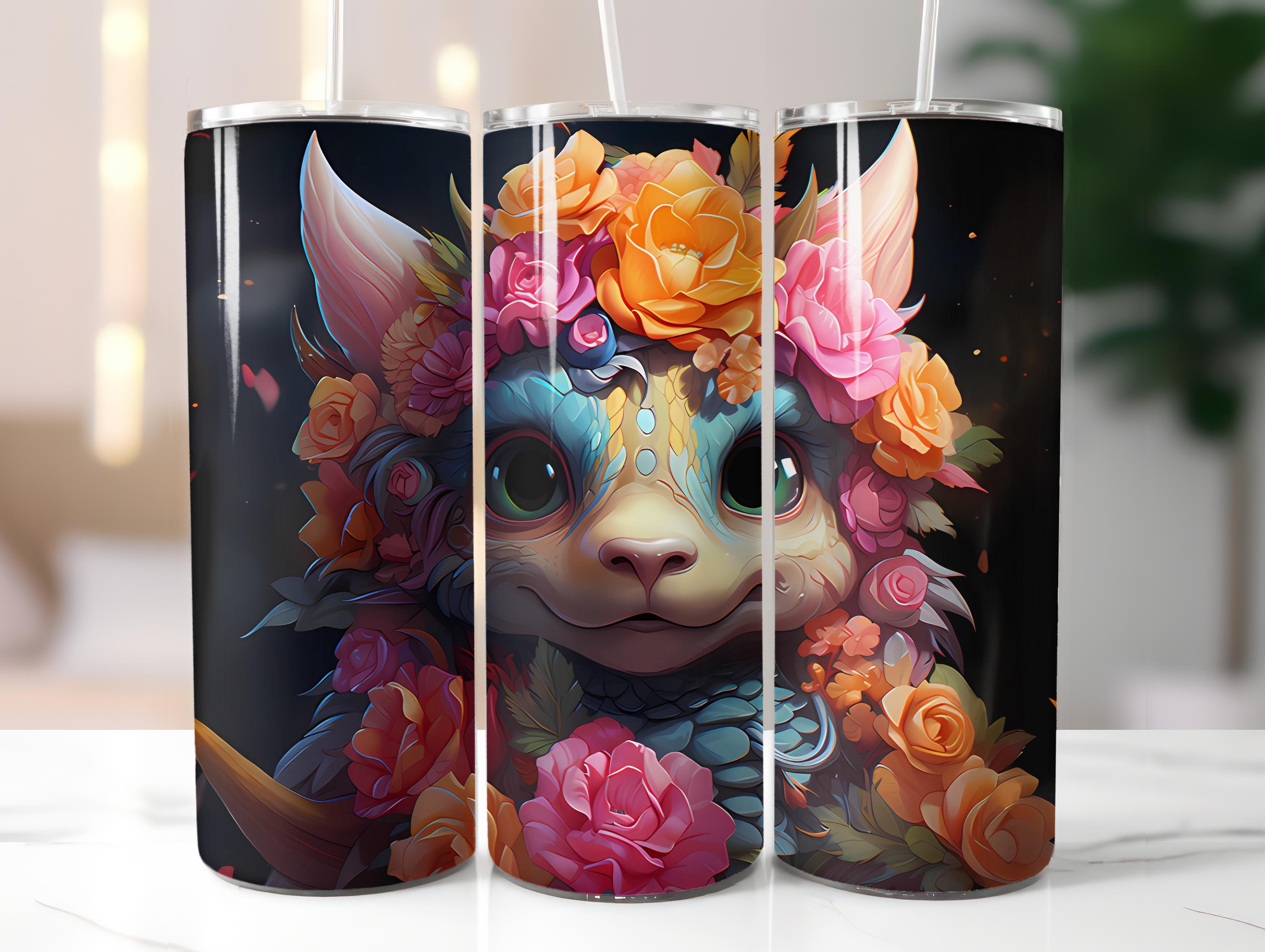 Kawaii Dragons 1 Tumbler Wrap - CraftNest