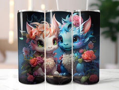 Kawaii Dragons 1 Tumbler Wrap - CraftNest