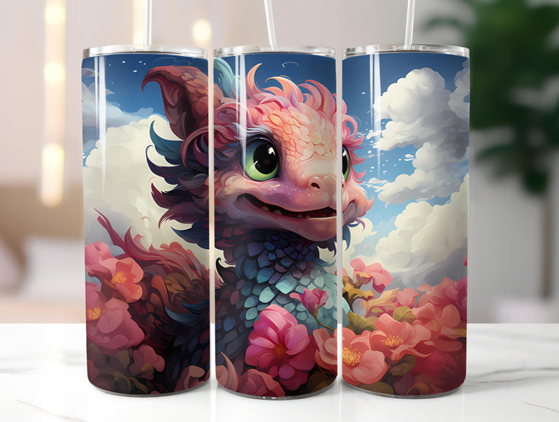 Kawaii Dragons 1 Tumbler Wrap - CraftNest