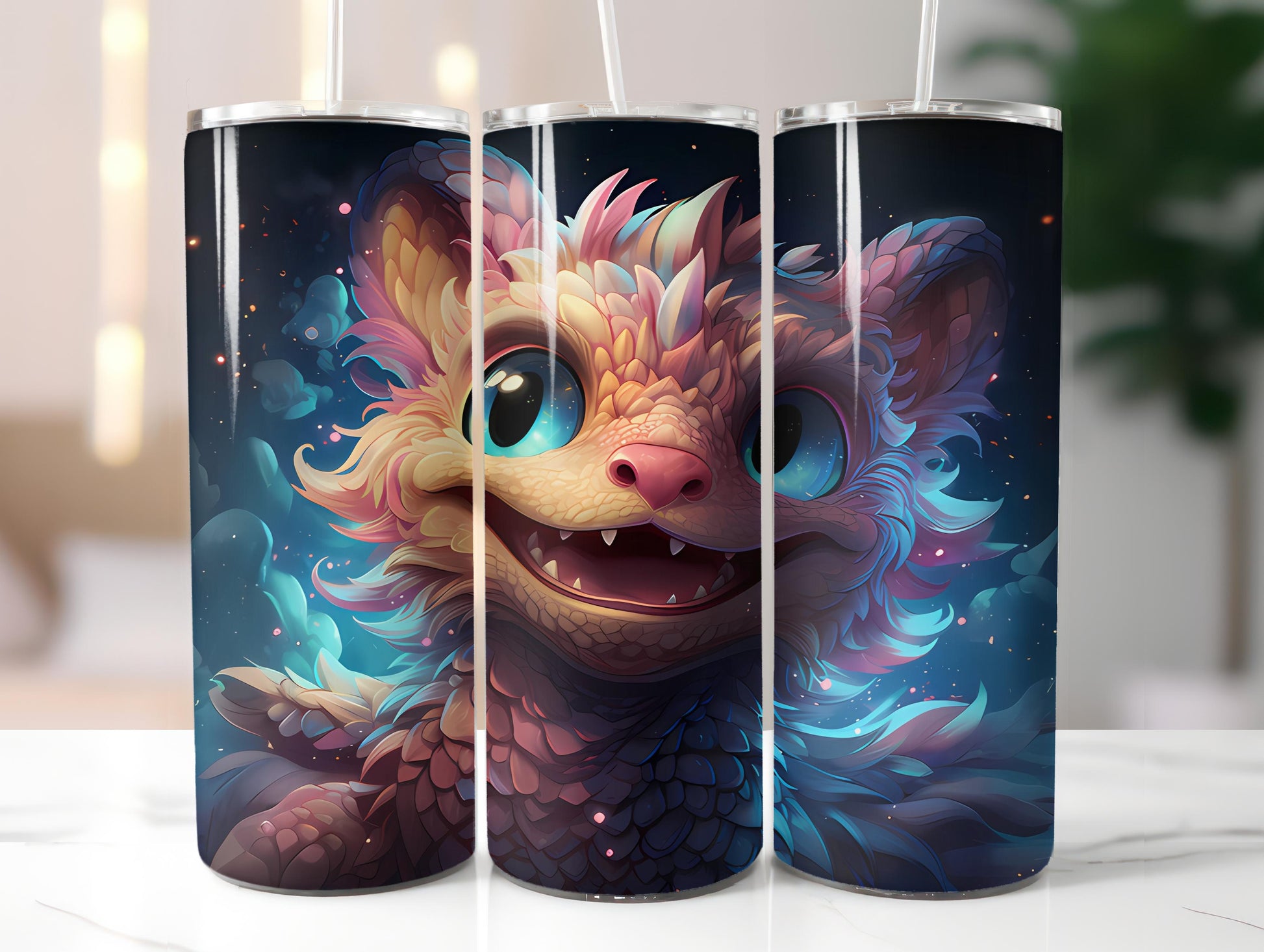 Kawaii Dragons 1 Tumbler Wrap - CraftNest