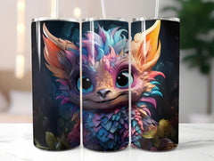 Kawaii Dragons 1 Tumbler Wrap - CraftNest