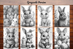 Kawaii Easter Coloring Books - CraftNest