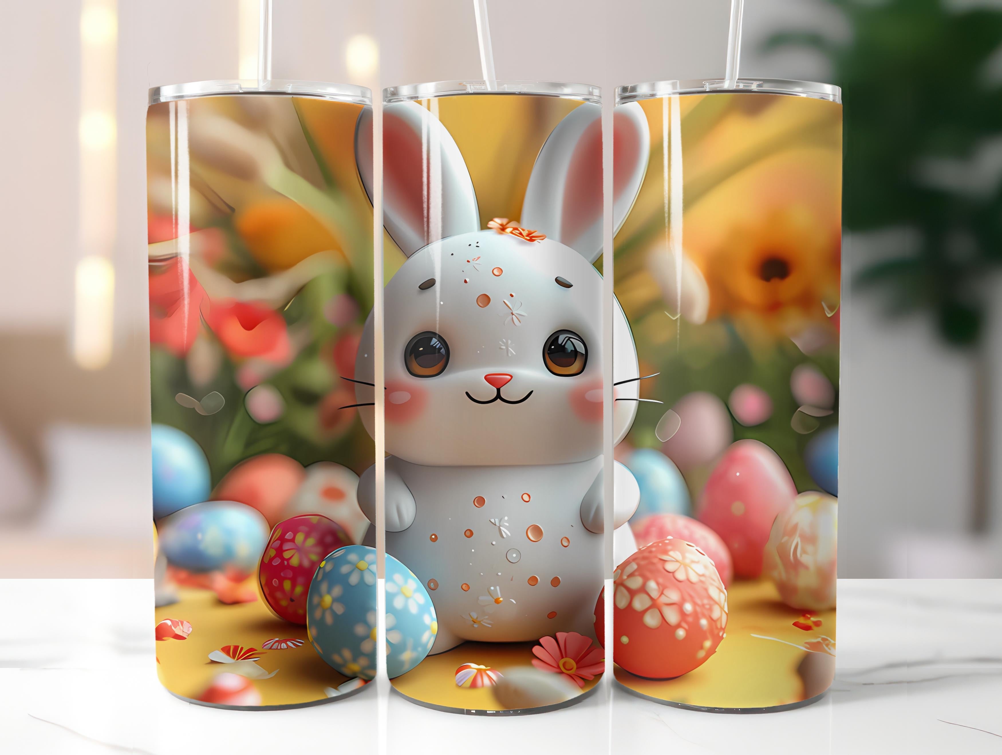 Kawaii Easter 1 Tumbler Wrap - CraftNest