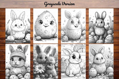 Kawaii Easter Coloring Books - CraftNest