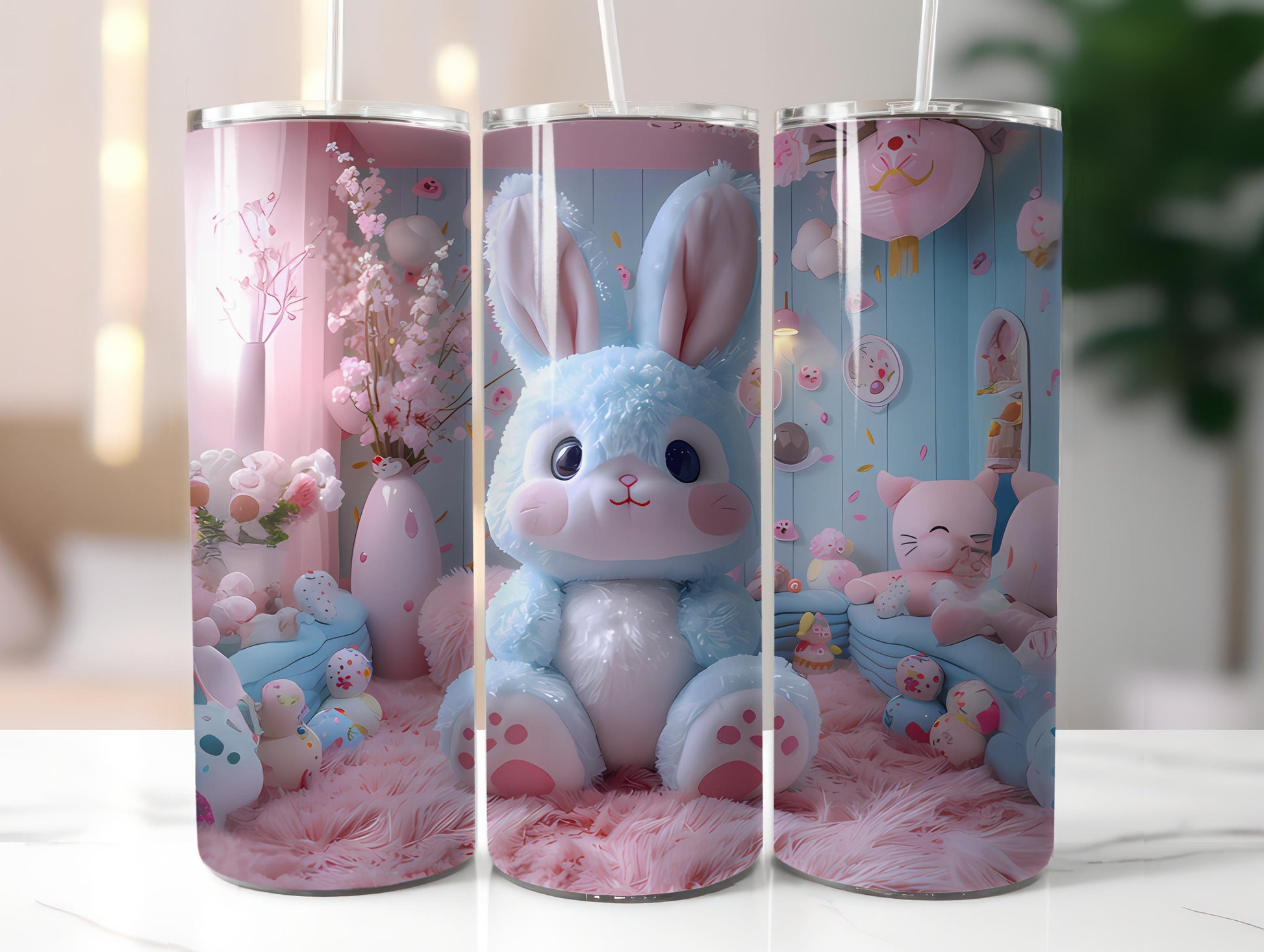 Kawaii Easter 1 Tumbler Wrap - CraftNest