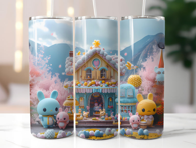 Kawaii Easter 1 Tumbler Wrap - CraftNest