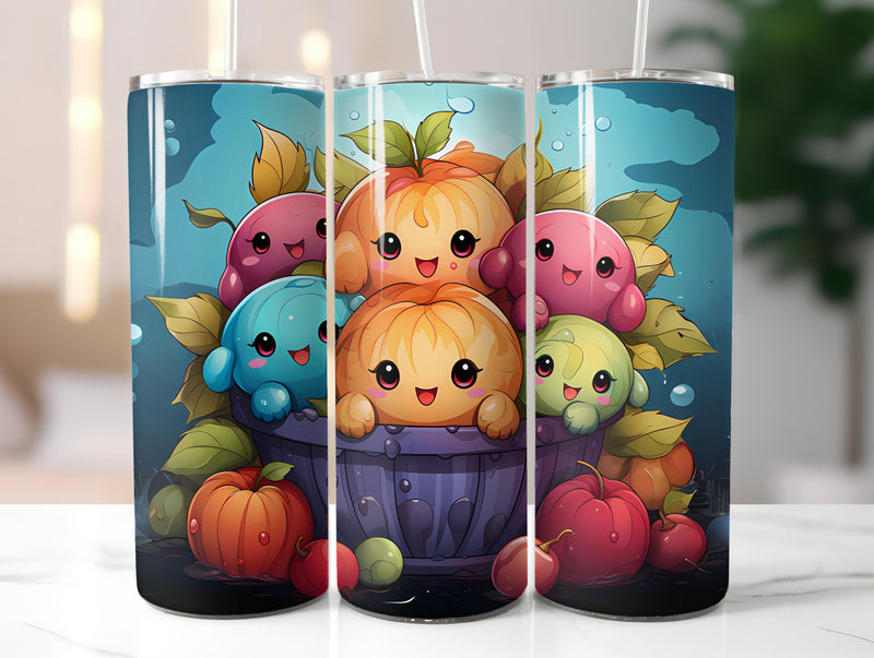 Kawaii Fall 2 Tumbler Wrap - CraftNest