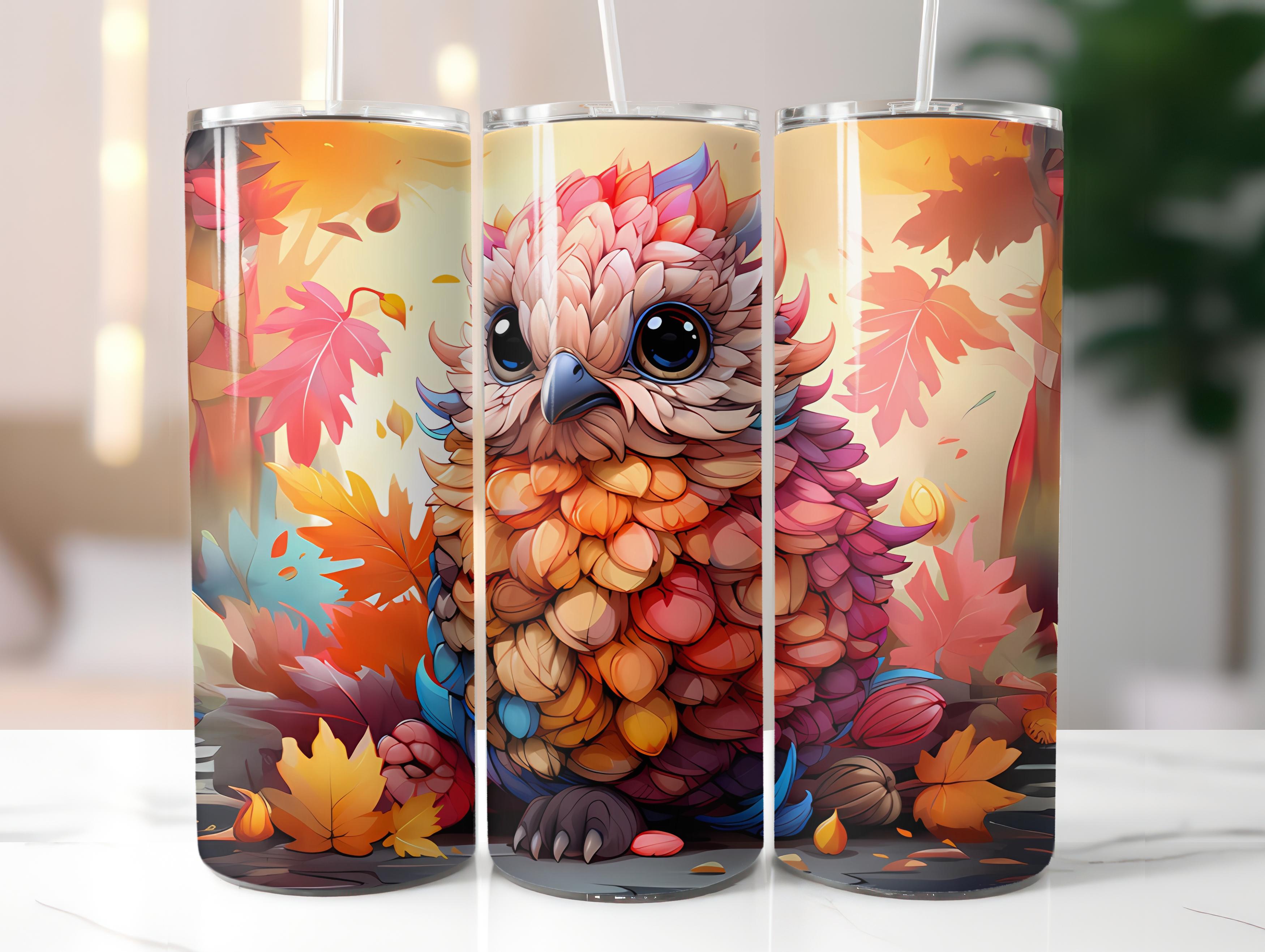 Kawaii Fall 3 Tumbler Wrap - CraftNest