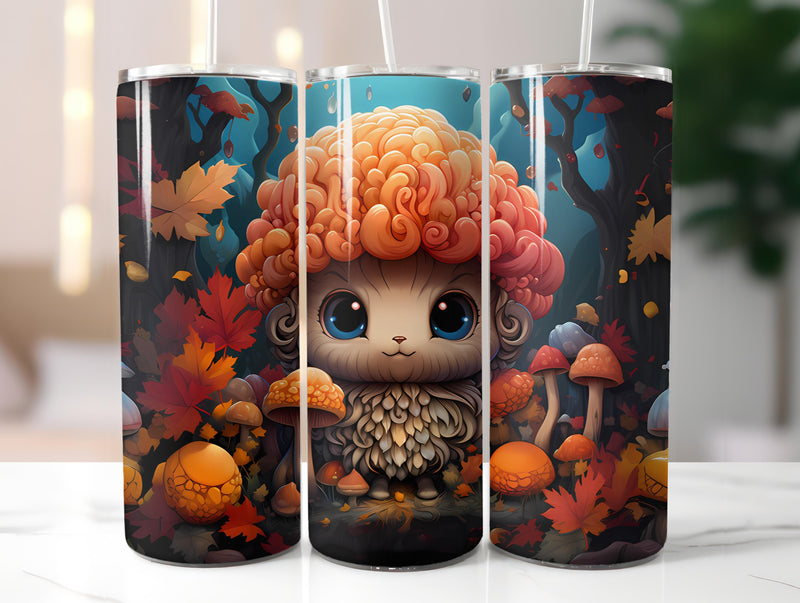 Kawaii Fall 3 Tumbler Wrap - CraftNest