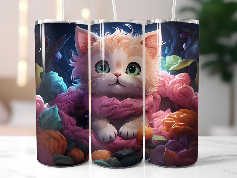 Kawaii Fall 1 Tumbler Wrap - CraftNest