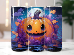 Kawaii Fall 3 Tumbler Wrap - CraftNest