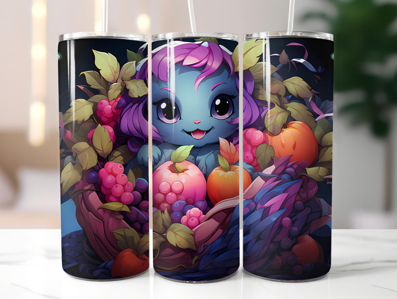 Kawaii Fall 3 Tumbler Wrap - CraftNest