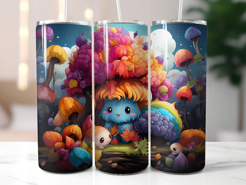 Kawaii Fall 2 Tumbler Wrap - CraftNest