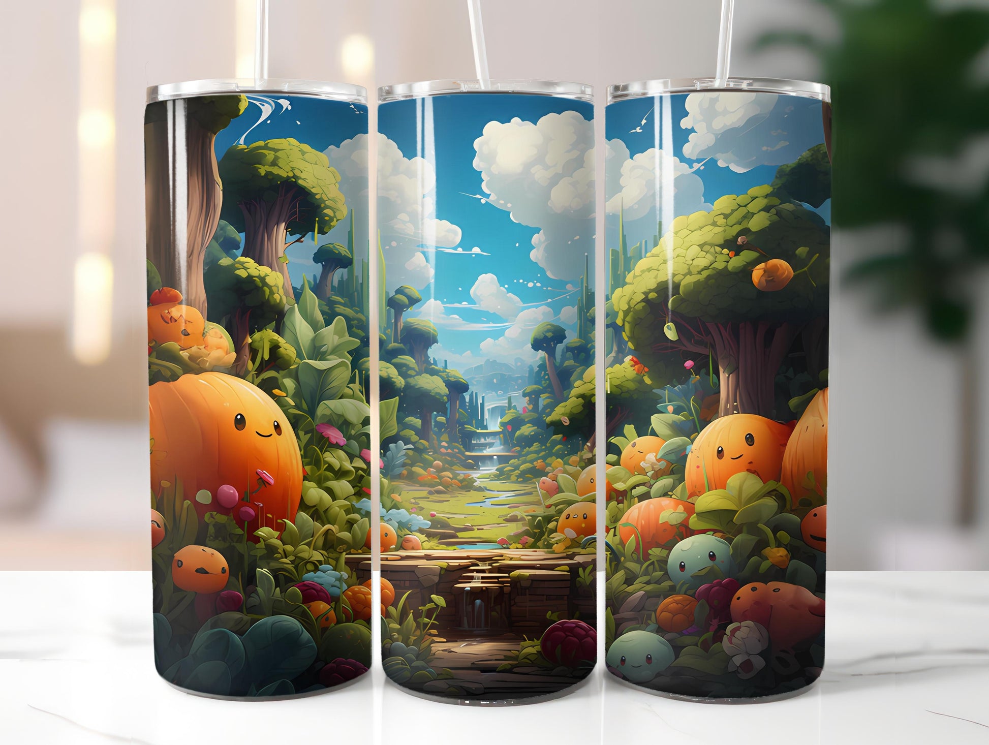 Kawaii Farming 2 Tumbler Wrap - CraftNest