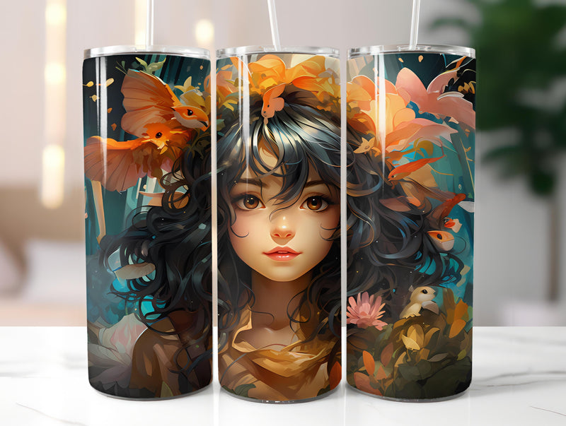 Kawaii Forest 3 Tumbler Wrap - CraftNest