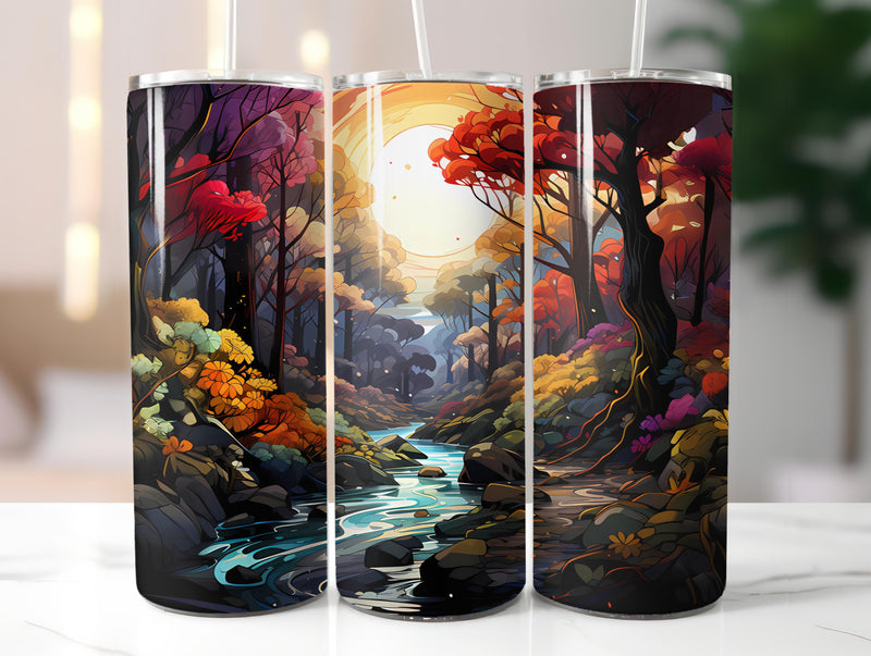 Kawaii Forest 2 Tumbler Wrap - CraftNest