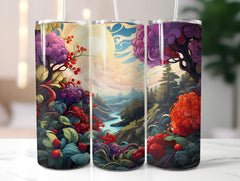 Kawaii Forest 4 Tumbler Wrap - CraftNest