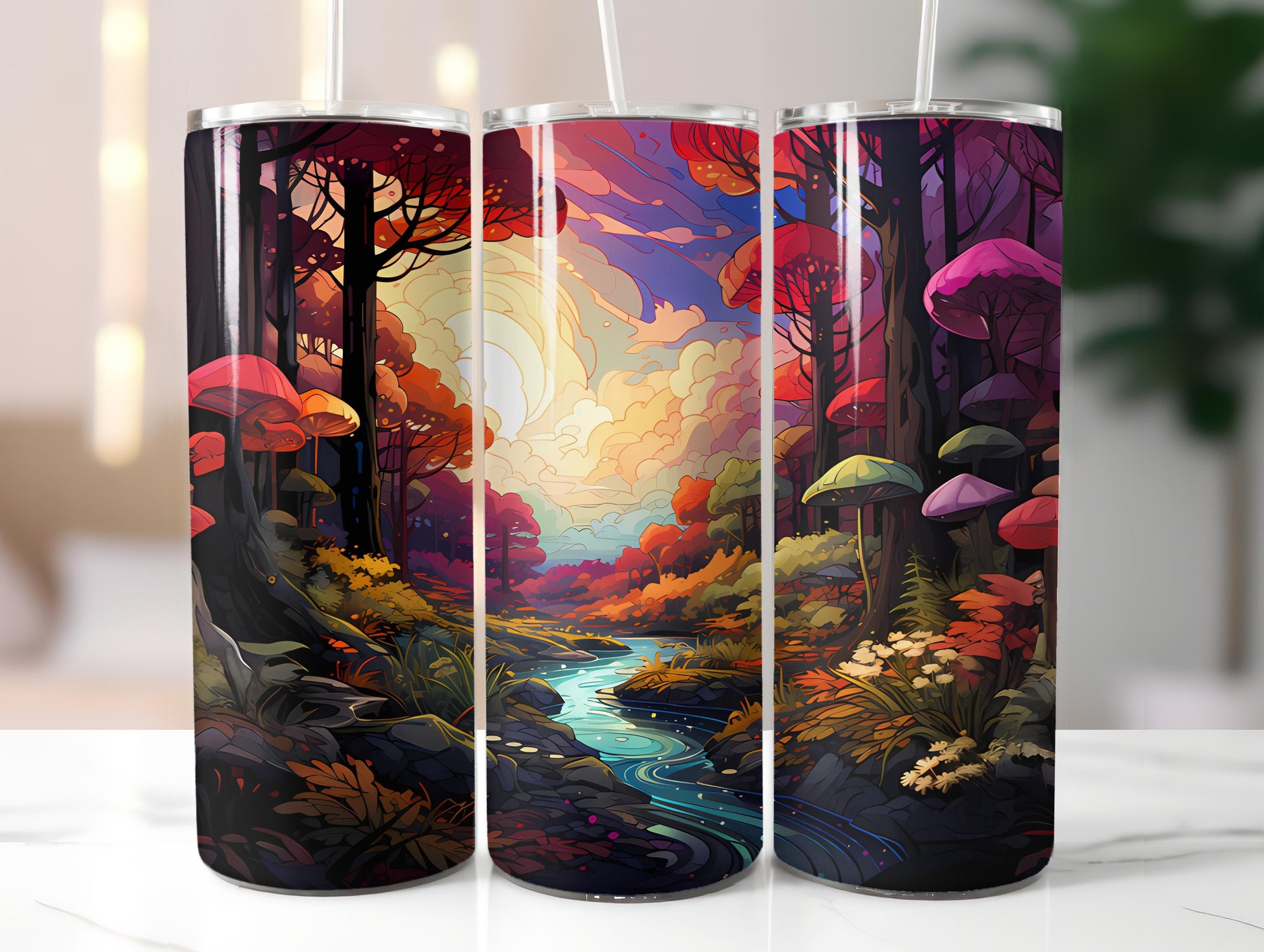 Kawaii Forest 2 Tumbler Wrap - CraftNest