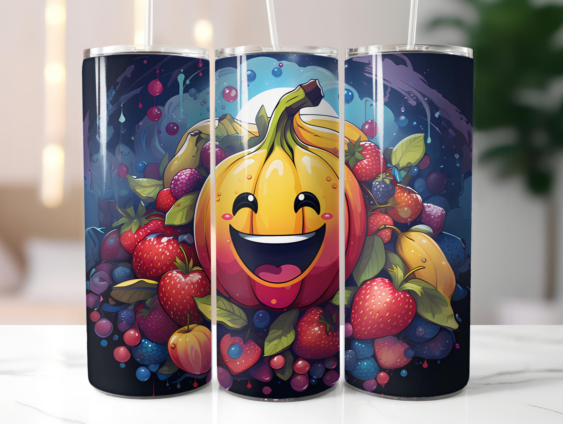 Kawaii Fruits 1 Tumbler Wrap - CraftNest