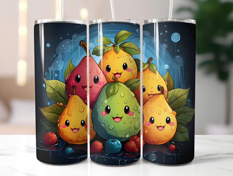 Kawaii Fruits 4 Tumbler Wrap - CraftNest