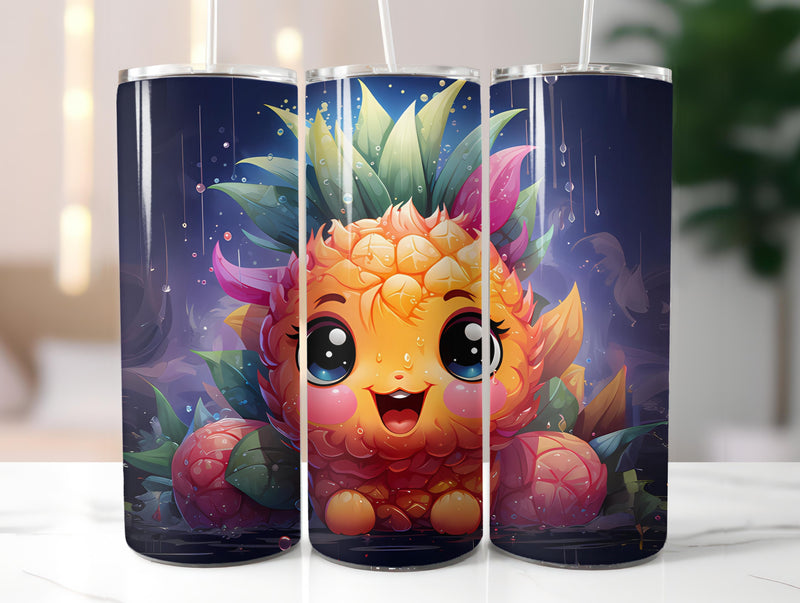 Kawaii Fruits 2 Tumbler Wrap - CraftNest