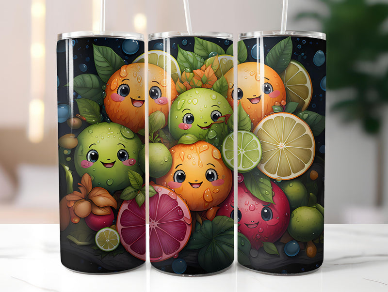 Kawaii Fruits 2 Tumbler Wrap - CraftNest