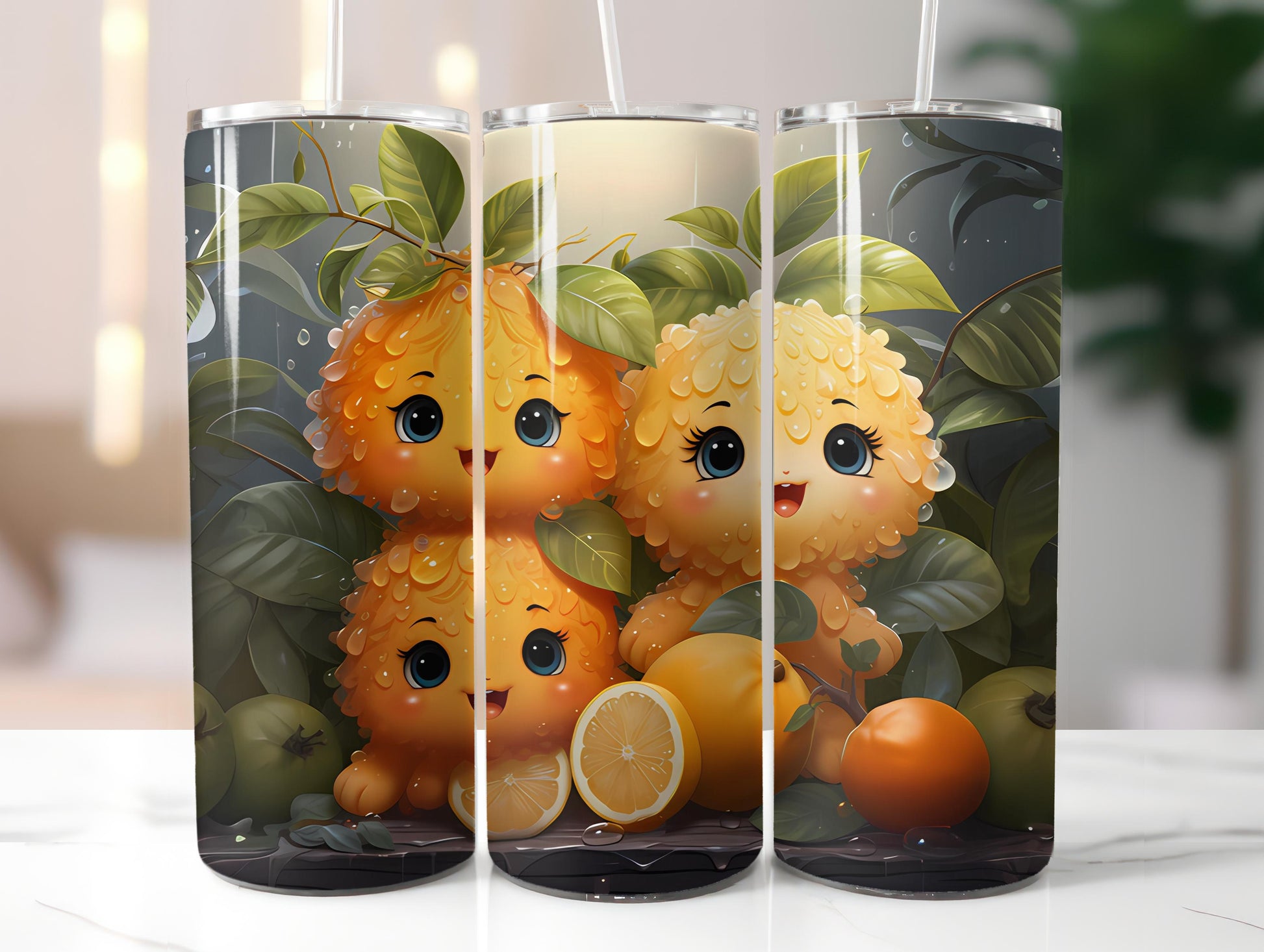 Kawaii Fruits 1 Tumbler Wrap - CraftNest