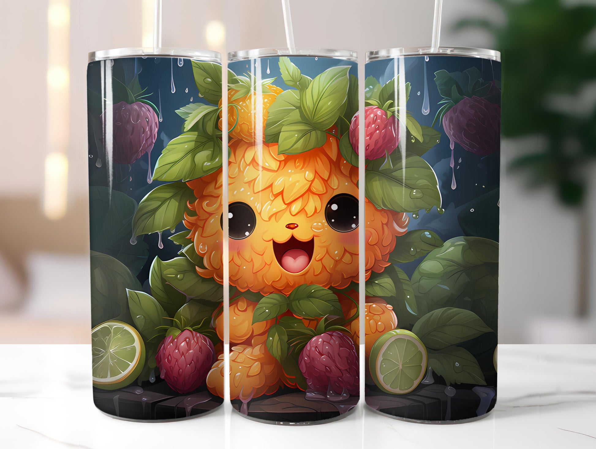 Kawaii Fruits 2 Tumbler Wrap - CraftNest