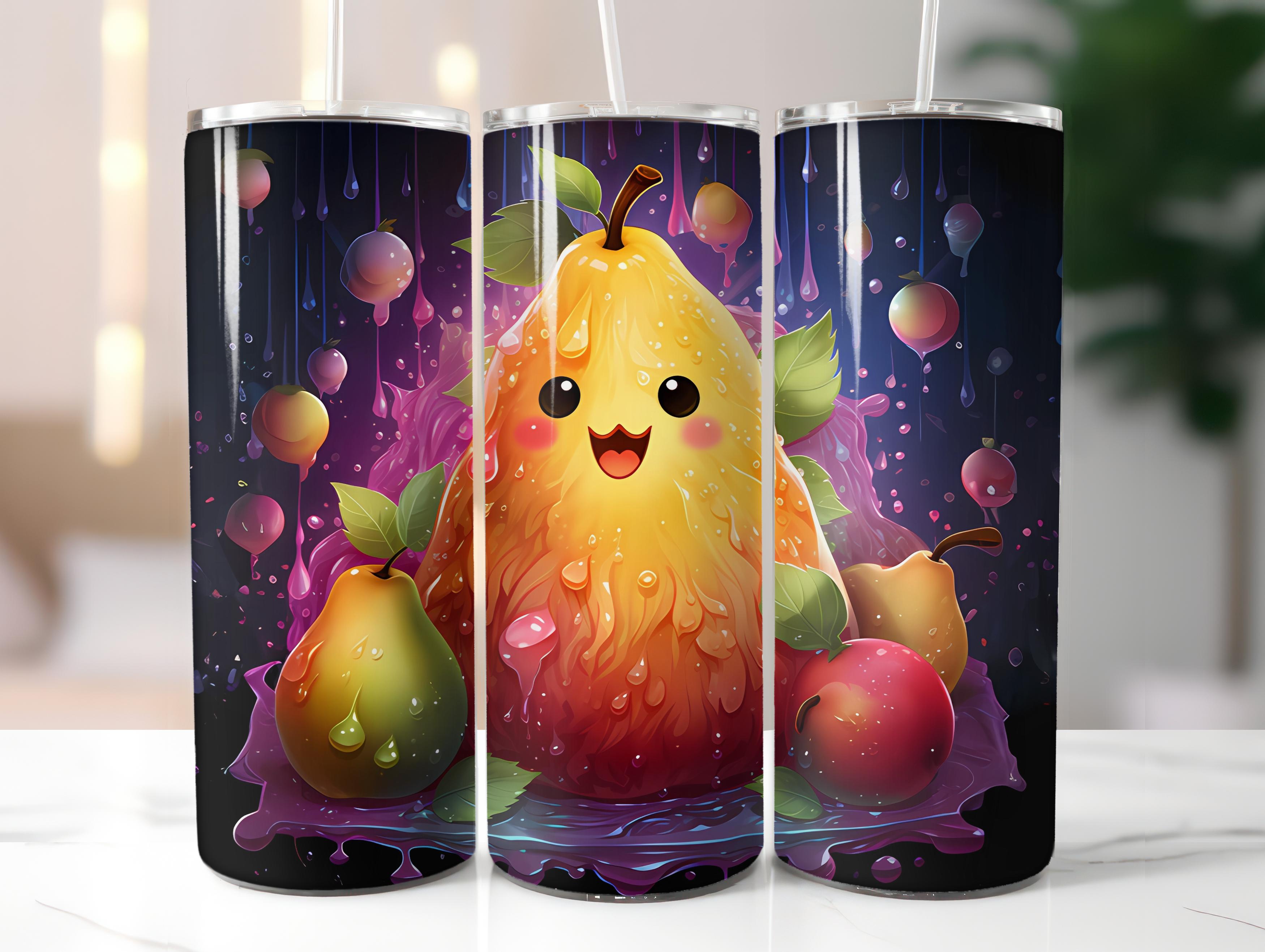 Kawaii Fruits 4 Tumbler Wrap - CraftNest