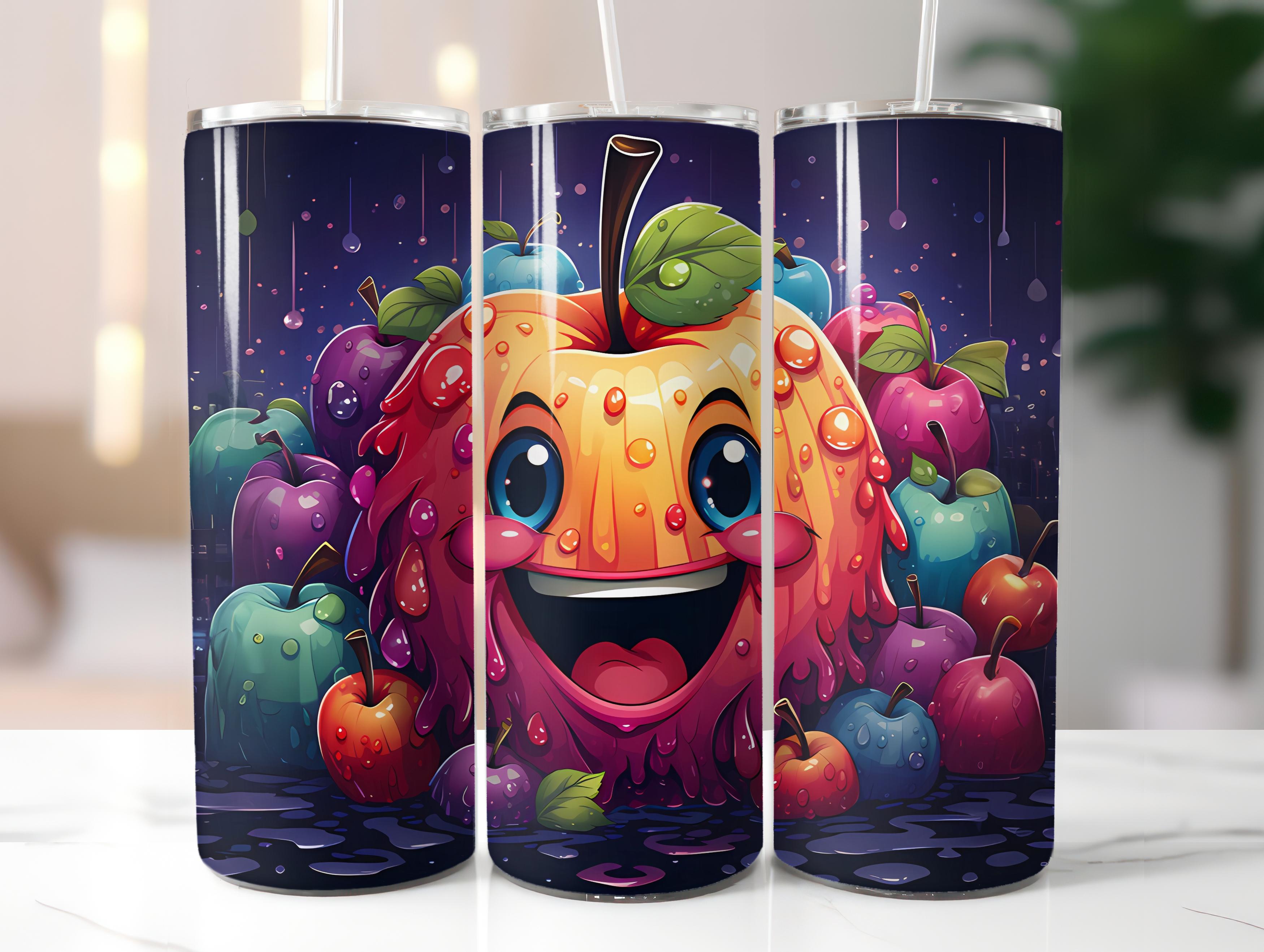 Kawaii Fruits 3 Tumbler Wrap - CraftNest