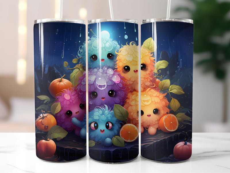 Kawaii Fruits 1 Tumbler Wrap - CraftNest