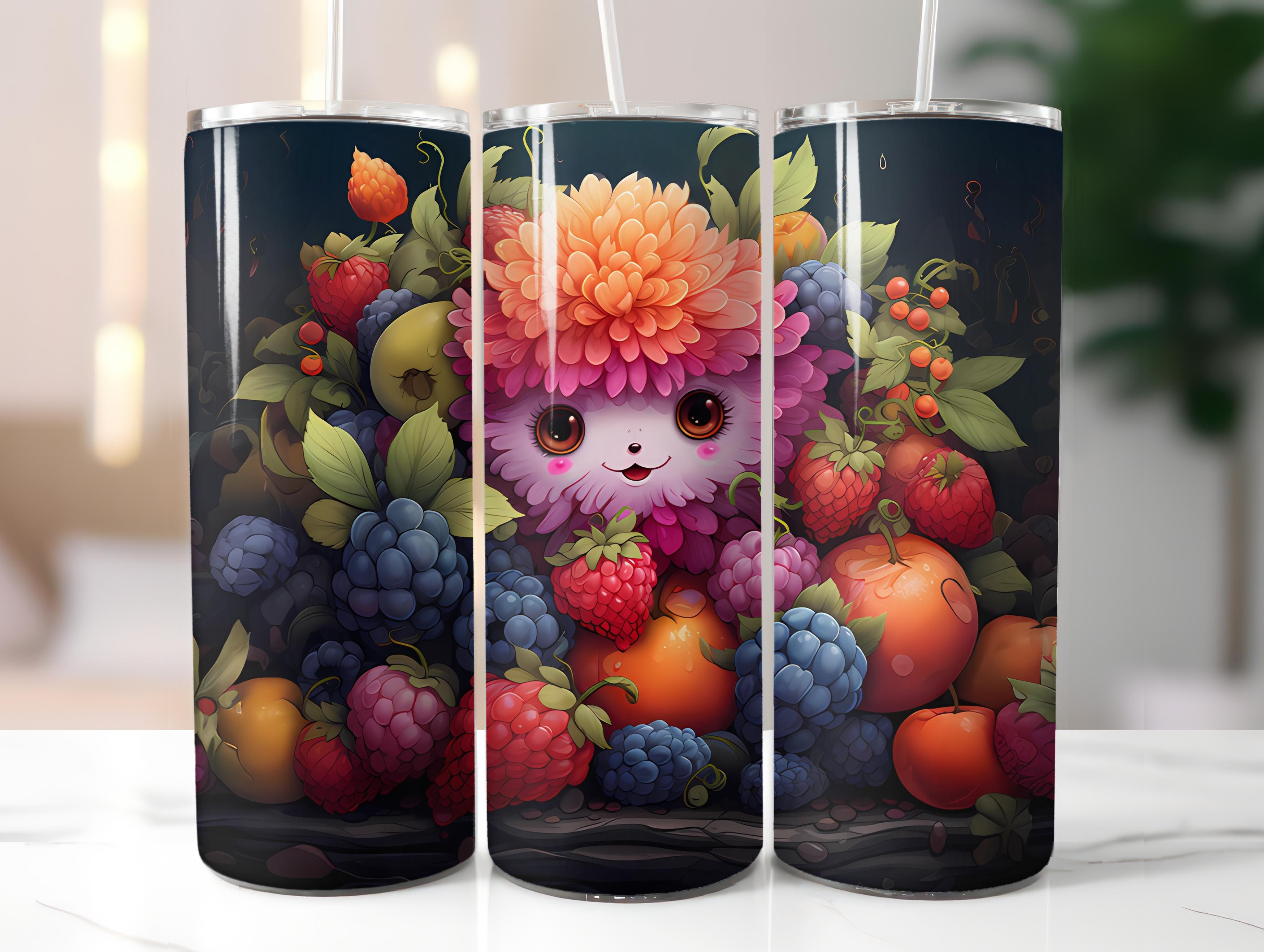 Kawaii Fruits 1 Tumbler Wrap - CraftNest