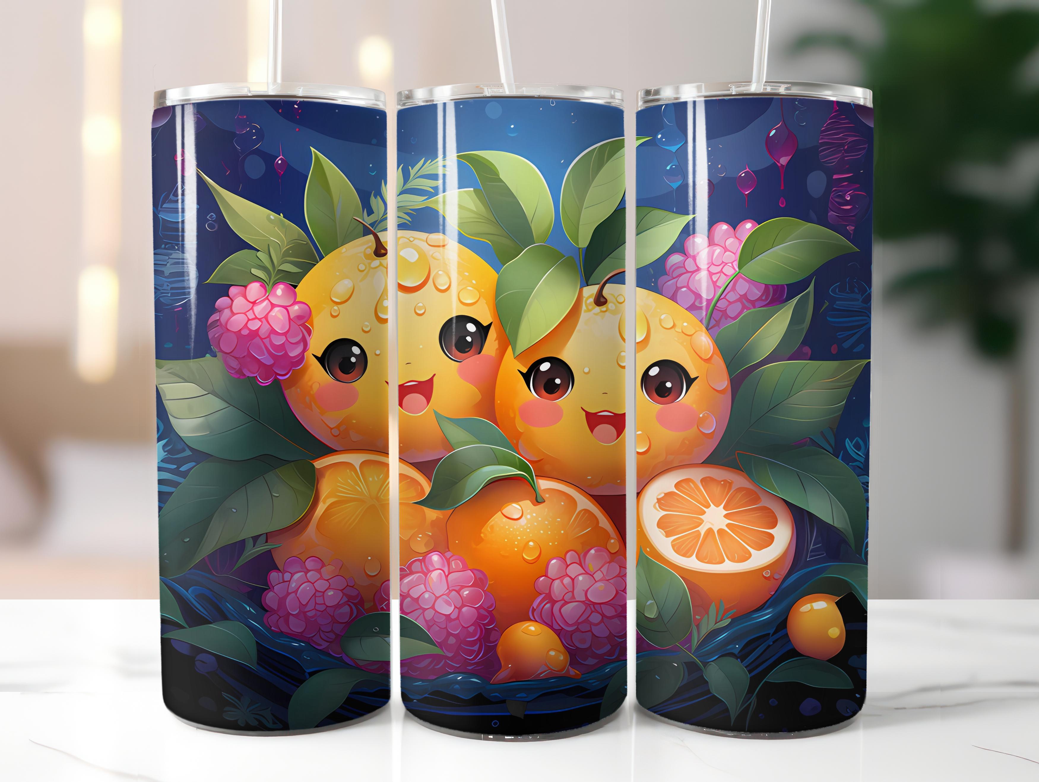 Kawaii Fruits 1 Tumbler Wrap - CraftNest