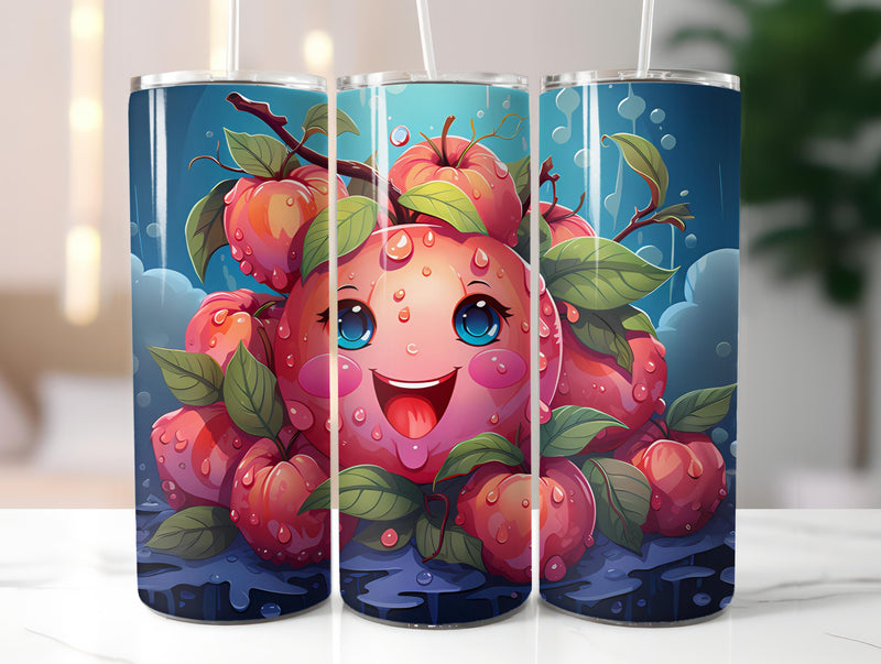 Kawaii Fruits 4 Tumbler Wrap - CraftNest