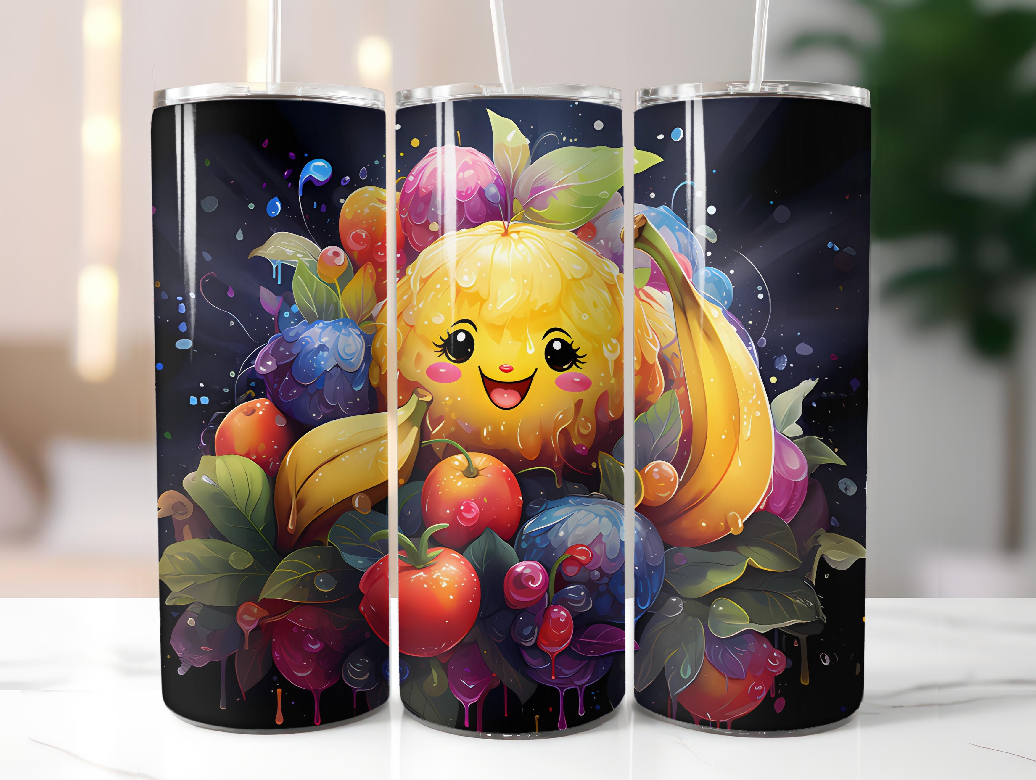 Kawaii Fruits 1 Tumbler Wrap - CraftNest